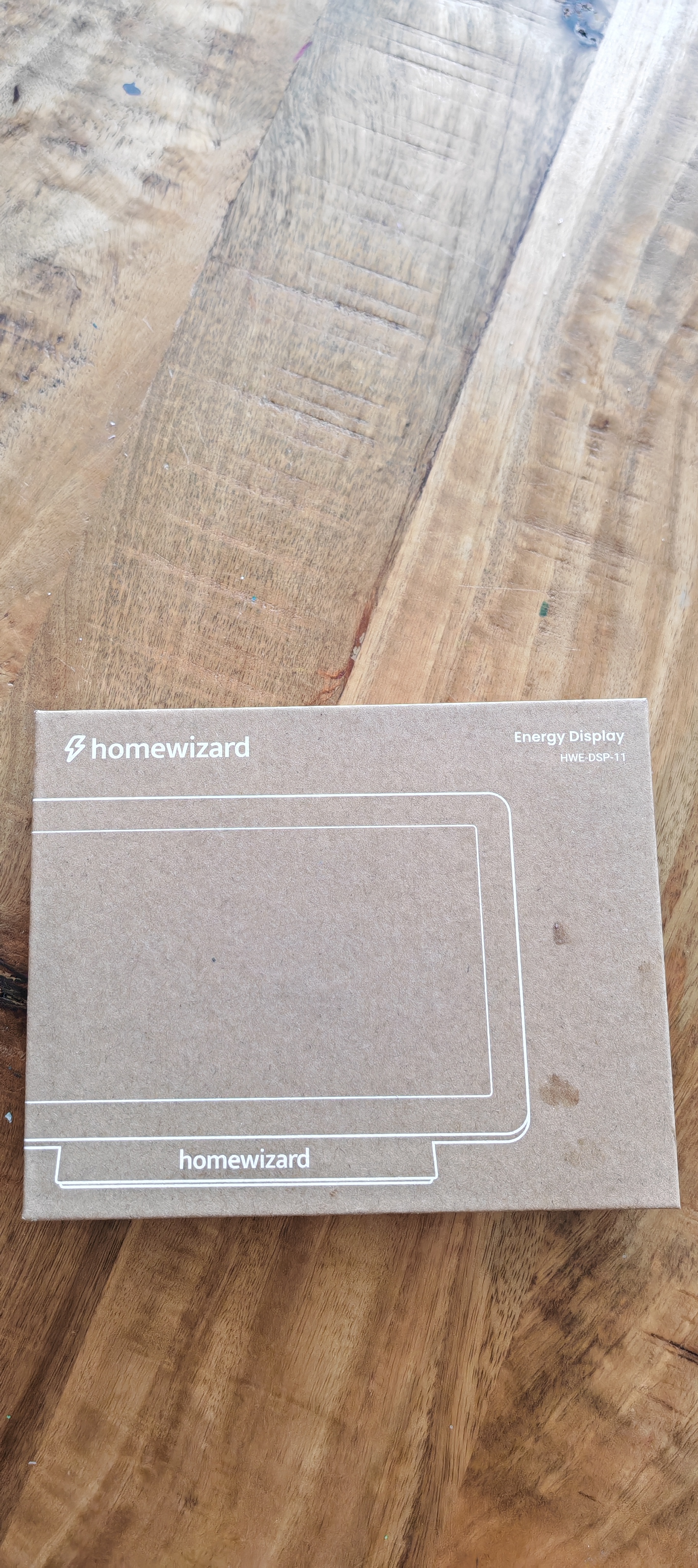 HomeWizard Energy Display en P1 Meter in de verzenddoos